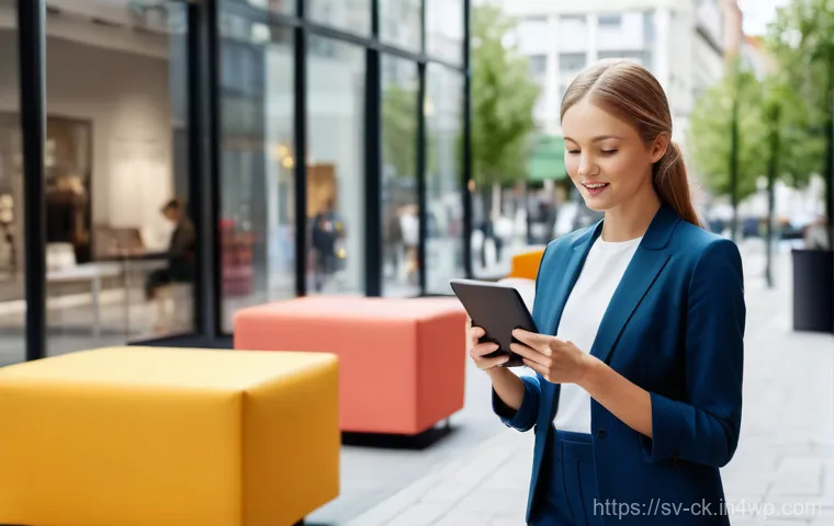 옴니채널 플랫폼 비교 분석 - **Seamless Omnichannel Journey in a Modern Cityscape:** A vibrant and diverse group of Swedish consu...